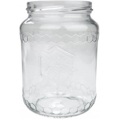 Sklenice se včelou na med ČESKÝ MED TO 82 1ks x 770ml – Zbozi.Blesk.cz