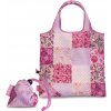 Nákupní taška a košík Skládací dámská taška Punta Romantic růžová 10369-1800