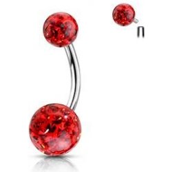 Šperky4U piercing do pupíku s vnitřním závitem BS0003-C