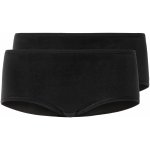 esmara Dámské kalhotky s BIO bavlnou, 2 kusy černá – Zboží Dáma