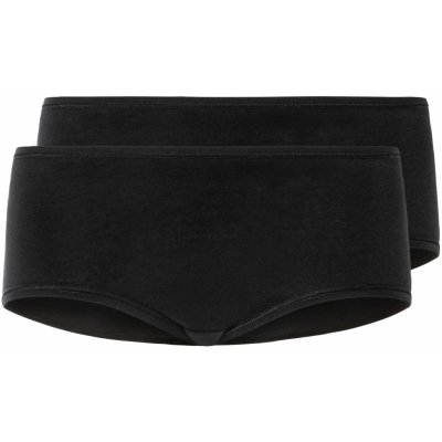 esmara Dámské kalhotky s BIO bavlnou, 2 kusy černá – Zboží Dáma