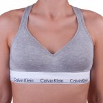 Calvin Klein Lift Bralette Modern Cotton 000QF1654E020 šedá – Zboží Dáma