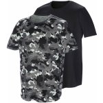 Parkside pánské triko 2 kusy černá/vzorovaná – Zboží Dáma