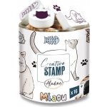 Aladine Kočky gumová razítka na pěnovce sada – Zboží Mobilmania