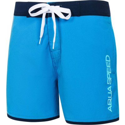 Aqua Speed plavecké šortky Evan Junior Blue/Navy Blue – Zboží Mobilmania