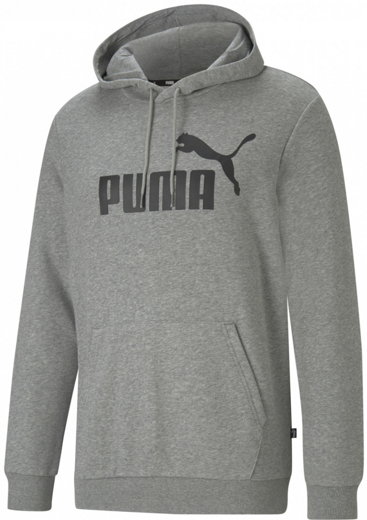 Puma ESS Big Logo Hoodie TR šedá