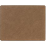 LIND Prostírání Square Nupo hnědá kůže 35x45cm – Zboží Dáma