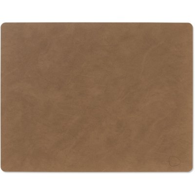 LIND Prostírání Square Nupo hnědá kůže 35x45cm – Zboží Dáma