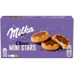 Milka Choco Mini Stars sušenky mléčná náplň a čokoláda 150 g – Zboží Dáma
