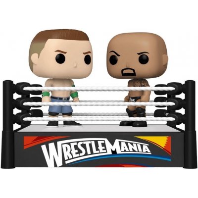Funko Pop! WWE Moments John Cena and The Rock 2 Pack