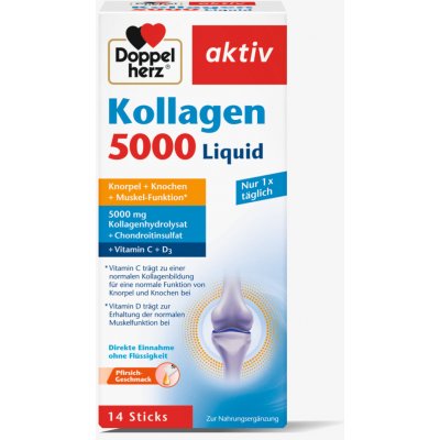 Doppelherz Kollagen 5000 Liquid 14 ks – Hledejceny.cz