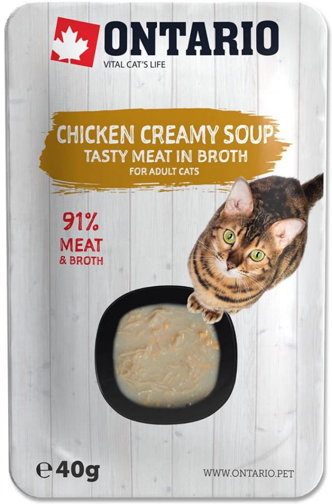 Ontario Cat chicken creamy soup 40 g