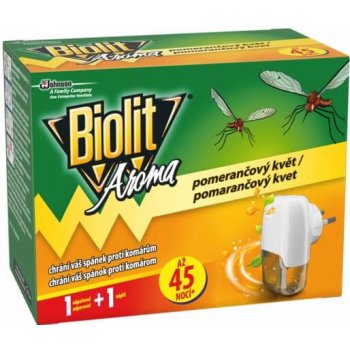 BIOLIT elektrický proti komárům 45 nocí 27 ml