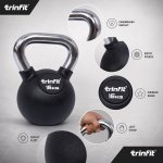 TRINFIT Kettlebell kov guma s chrom madlem 6 kg – Hledejceny.cz