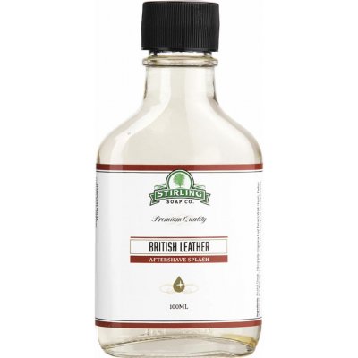 Stirling Soap British Leather voda po holení 100 ml – Hledejceny.cz