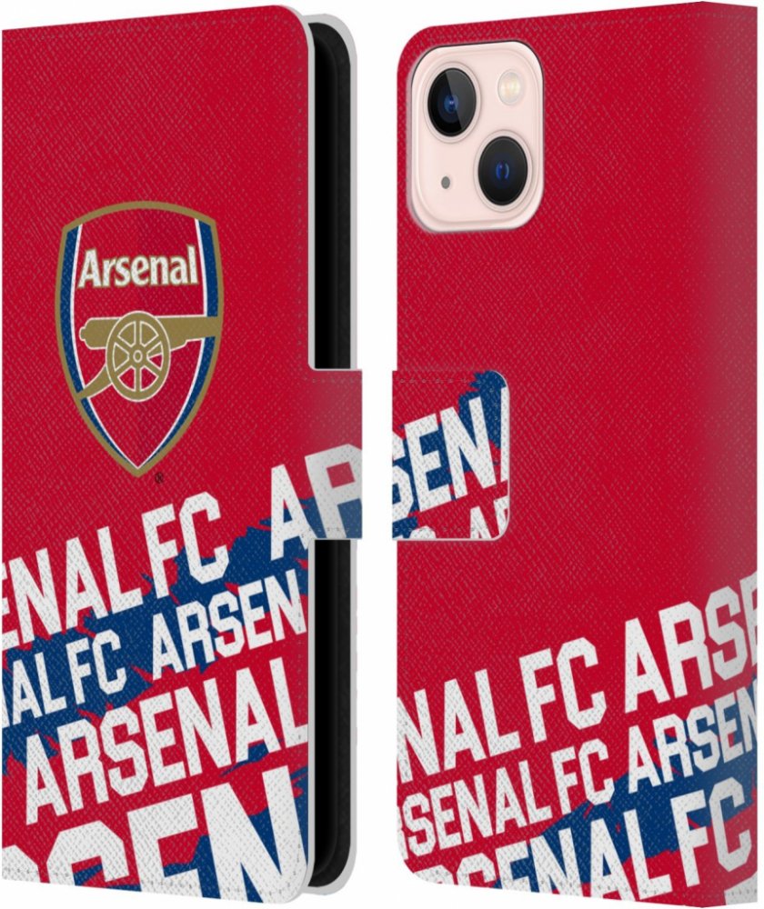 Pouzdro HEAD CASE Apple Iphone 13 Fotbal Anglická liga Arsenal velký nápis  – Zboží Živě