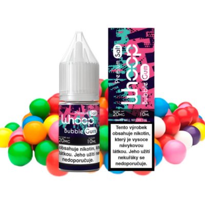 Whoop Salt Bubble Gum 10 ml 20 mg – Zboží Mobilmania