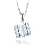 Minet Stříbrný náhrdelník kniha JMAN0656SN48 – Sleviste.cz