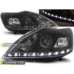 Tuning-Tec Přední čirá LED světla Ford Focus II Facelift (2008 - 2010) - černé – Hledejceny.cz