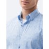 Pánská Košile Ombre košile regular fit K609 modrá