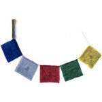 Tibetské modlitební vlaječky Lungta 17x17cm 1,7m – Hledejceny.cz