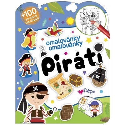 A4 Omalovánky se samol. 100ks Piráti – Sleviste.cz
