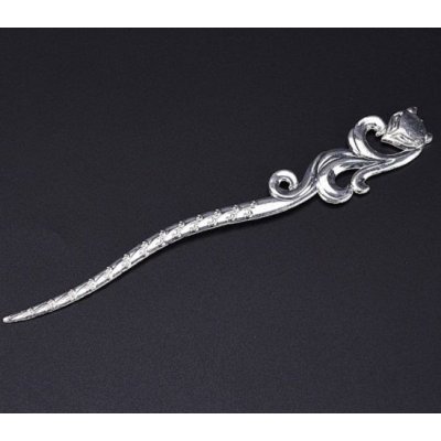 Lychee Jehlice do vlasů ve tvaru Lišky - stříbrná – Zboží Dáma