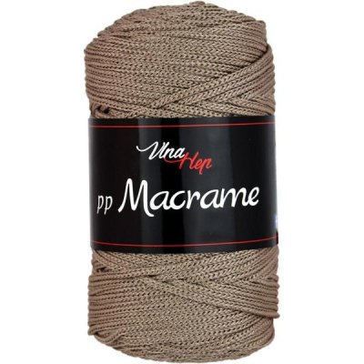 Příze PP Macrame 2mm 4224 šedohnědá – Zboží Dáma