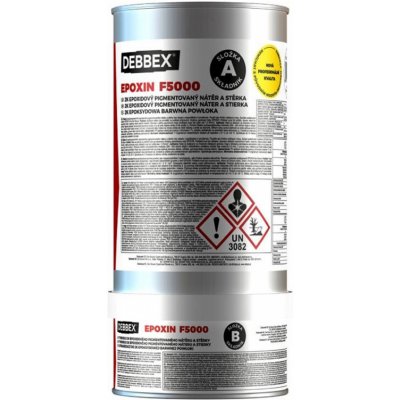 Den Braven Podlahový epoxy nátěr, sada plechovek 5 + 1 kg Podlahový epoxy nátěr, sada plechovek 5 + 1 kg, slonová kost světlá RAL 1015