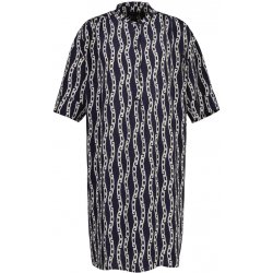 GANT REL CHAIN PRINT TUNIC DRESS modrá