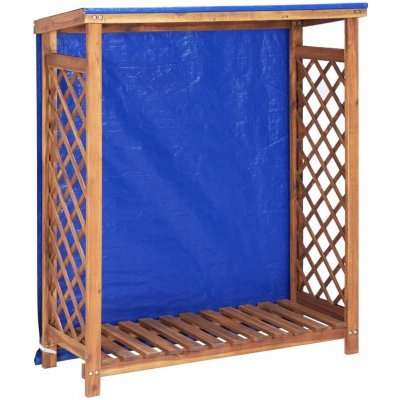 VidaXL Masivní akáciové dřevo 105 x 38 x 115 cm přírodní – Zbozi.Blesk.cz