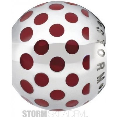 Storm Přívěsek Polka Bead Red 9980352-R – Hledejceny.cz
