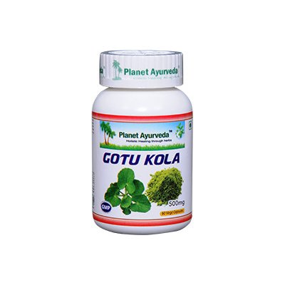 Planet Ayurveda Gotu Kola extrakt 500 mg 60 kapslí