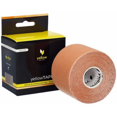 YELLOWSPORT Kinezio tape béžová 5 cm x 5 m – Sleviste.cz