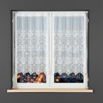 Dekorační metrážová vitrážová záclona NADIA bílá výška 120 cm MyBestHome – Zboží Dáma