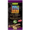 Čokoláda Rapunzel Bio Hořká čokoláda 70%, 12 x 80 g