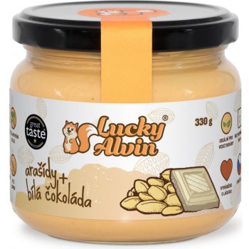 Lucky Alvin Arašídy + bílá čokoláda 330 g