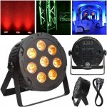 Light4Me Penta PAR 8x12W MKII RGBWA LED – Zboží Živě