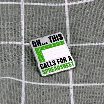 Pinarna Excel Oh... this calls for a spreadsheet Oh... to si žádá tabulku – Zboží Dáma