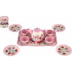 Teddies Čajová sada nádobí plech v kufříku – Zboží Dáma