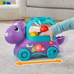 Fisher-Price Hrající Dino s vyskakujícími míčky CZ/SK/ENG/HU/PL HNR51 – Zboží Mobilmania