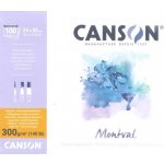 Akvarelový papír Canson Montval blok 24 x 32 cm 300g 12 listů lepený – Zboží Dáma