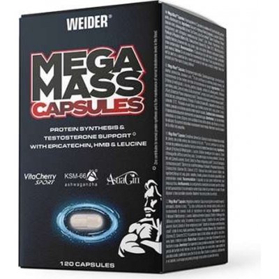 WEIDER Mega Mass Capsules 120 kapslí – Zboží Mobilmania