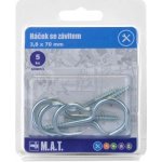 háček se závitem 70x3,8mm Zn (5ks) – Hledejceny.cz