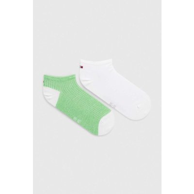 Tommy Hilfiger Sada 2 párů dámských nízkých ponožek 701222651 Light Green