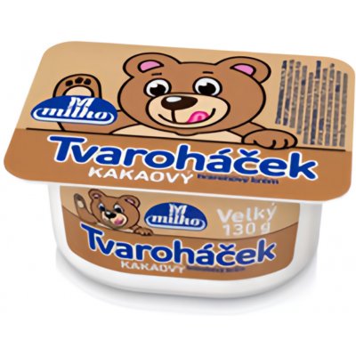 Milko Tvaroháček Tvarohový krém kakaový velký 130 g – Zboží Mobilmania