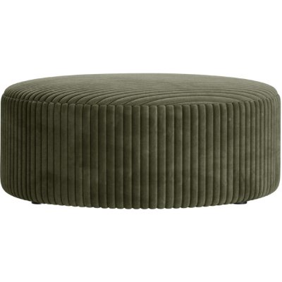 Micadoni Zelený manšestrový taburet Dia 90 cm – Hledejceny.cz