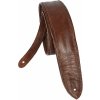 Perri's Leathers 7152 Italian Leather Padded Guitar Strap Chestnut