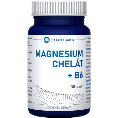 Pharma Activ Magnesium chelát + B6 30 kapslí – Hledejceny.cz