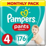 Recenze Pampers Pants 4 Active Baby Dry 9-15 kg 176 ks
